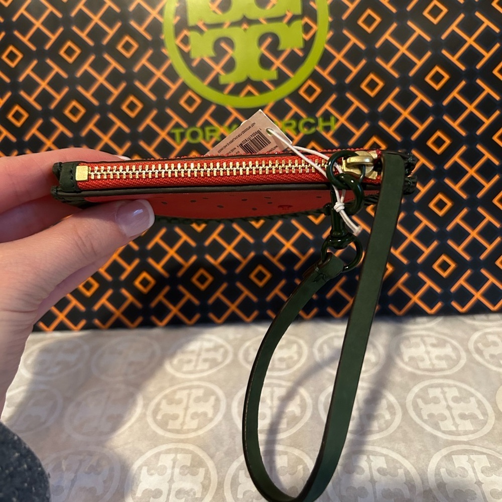 Tory Burch Watermelon Coin Pouch Key Fob - Picture 3 of 7